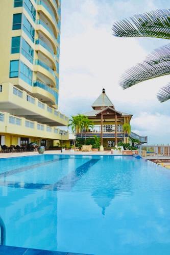 شقة Exclusive 3 Bdr, Gym & Pool, Seaview, Luxury Tower سانتو دومينجو المظهر الخارجي الصورة